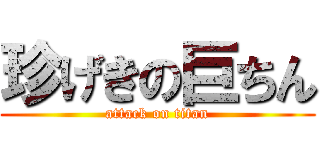珍げきの巨ちん (attack on titan)