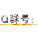 Ｑ 群 号 ： ()