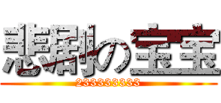悲剧の宝宝 (233333333)