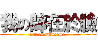 我の帥在於臉 (i\'m so handsome )