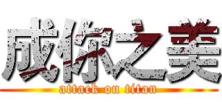 成你之美 (attack on titan)