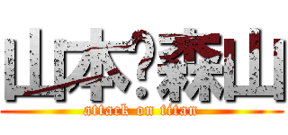 山本❥森山 (attack on titan)