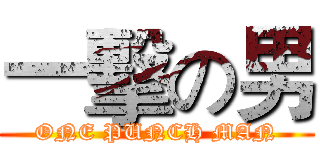 一擊の男 (ONE PUNCH MAN)