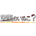 空腹のいぬこ？ (mada tabetai ?)