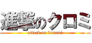 進撃のクロミ (attack on kuromi)