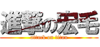 進撃の宏毛 (attack on titan)
