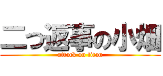 二つ返事の小畑 (attack on titan)