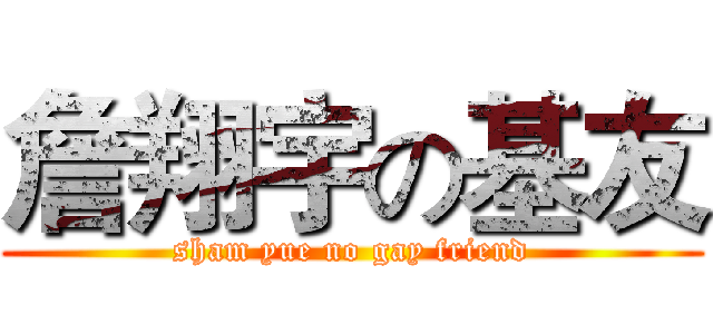 詹翔宇の基友 (sham yue no gay friend)