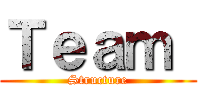 Ｔｅａｍ  (Structure)