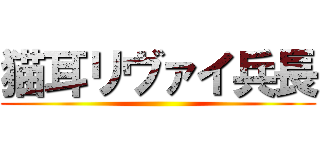 猫耳リヴァイ兵長 ()