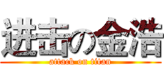 进击の金浩 (attack on titan)