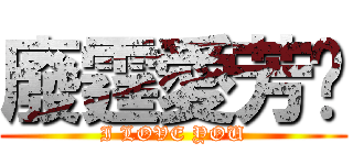 廢霆愛芳雯 (I LOVE YOU)