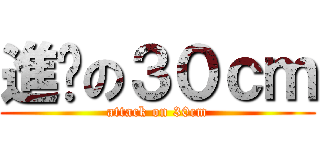 進擊の３０ｃｍ (attack on 30cm)