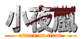 小夜嵐 (attack on titan)
