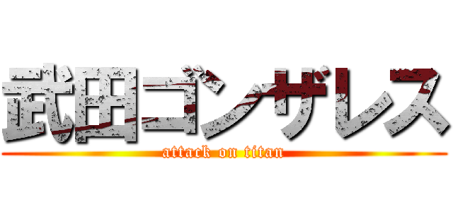 武田ゴンザレス (attack on titan)