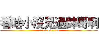 看啥小沒見過帥哥啊 (attack on titan)