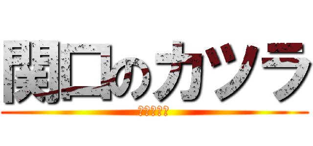 関口のカツラ (時々ズレる)