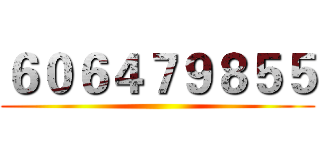 ６０６４７９８５５ ()