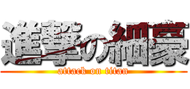 進撃の細豪 (attack on titan)