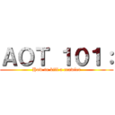 ＡＯＴ １０１： (How to kill a crawler)