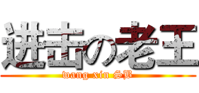 进击の老王 (wang xin SB)