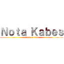 Ｎｏｔａ Ｋａｂｅｓ (attack on titan)