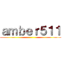 ａｍｂｅｒ５１１ ()