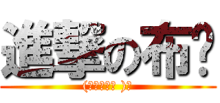 進撃の布貓 ((ˊ●ω●ˋ )ノ)