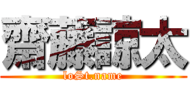 齋藤諒太 (loSt.name)