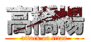 高橋楊 (attack on titan)