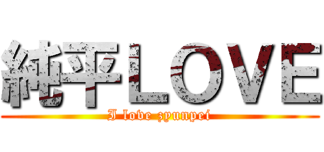 純平ＬＯＶＥ (I love zyunpei)