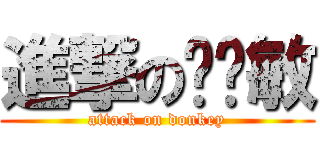 進撃の驴尔敏 (attack on donkey)
