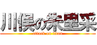 川俣の朱里采 (attack on titan)