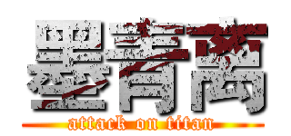 墨青离 (attack on titan)