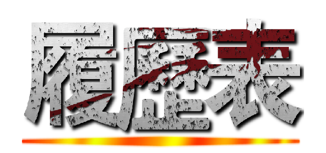 履歷表 ()
