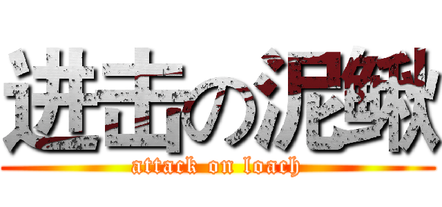 进击の泥鳅 (attack on loach)