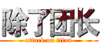 除了团长 (attack on titan)