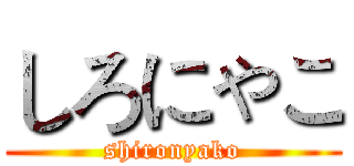 しろにゃこ (shironyako)