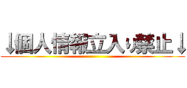 ↓個人情報立入り禁止↓ ()