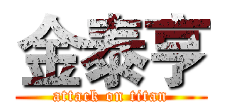 金泰亨 (attack on titan)