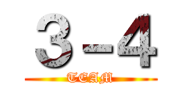 ３－４ (TEAM)