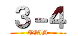 ３－４ (TEAM)