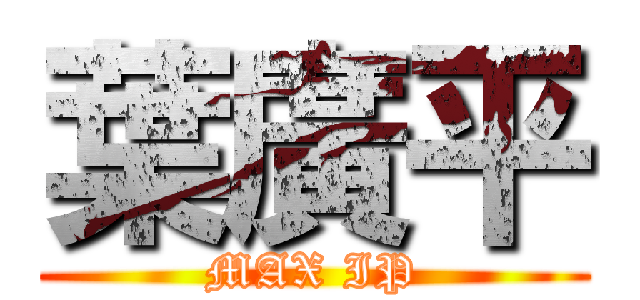 葉廣平 (MAX IP)