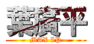 葉廣平 (MAX IP)