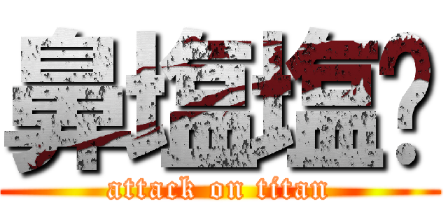 鼻塩塩⁇ (attack on titan)