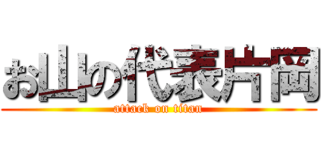 お山の代表片岡 (attack on titan)
