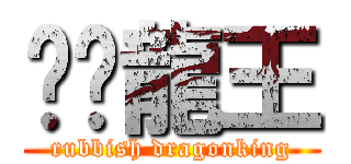 垃圾龍王 (rubbish dragonking)