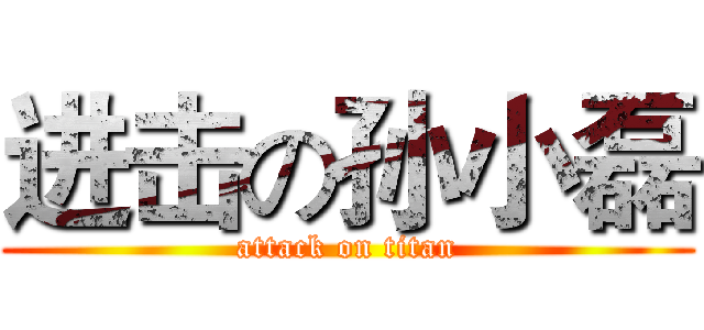 进击の孙小磊 (attack on titan)