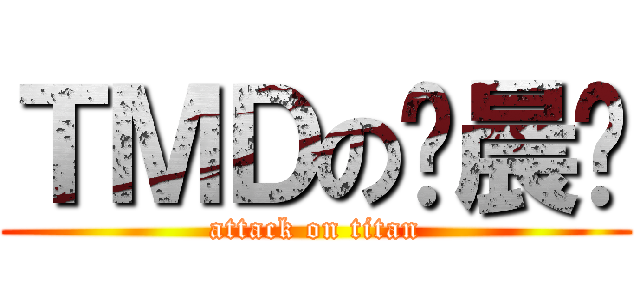 ＴＭＤの谢晨仪 (attack on titan)