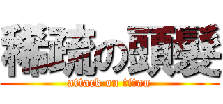 稀疏の頭髮 (attack on titan)